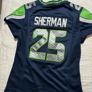 Seattle Seahawks Richard Sherman 25 Embroidered Jersey